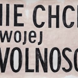 Nie chcę twojej wolności, 2016, akryl papier, 70 x 100 cm, 70 x 100 cm