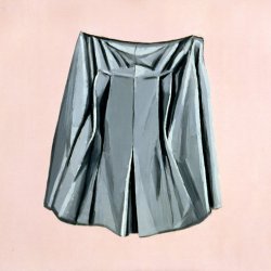 Spódnica z kontrafałdą, 1999, olej, płótno, 100x120