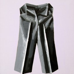 Spodnie, 2002, olej, akryl, płótno, 60x50cm