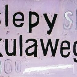 Ślepy kulawego, 1996, olej, płótno, 50x70cm
