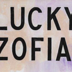 Cykl Lucky You / Lucky Zofia, 2020, akryl, papier, kolaż, 50 x 70 cm