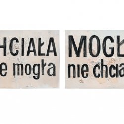 Chciała, Mogła, 2015, olej, akryl, płótno, 60 x80 cm, 60 x80 cm