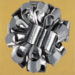 Kokardka, 2002, olej, akryl, płótno, 60x50cm