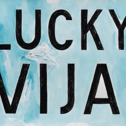 Cykl Lucky You / Lucky Vija, 2019, akryl, papier, kolaż, 50 x 70 cm