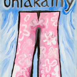 Wysokoamoniakalny, 1994, akryl, papier, 50x35 cm