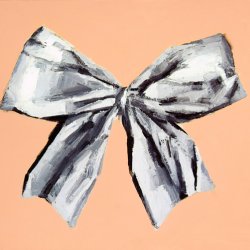 Kokarda, 2002, olej, akryl, płótno, 50x60cm