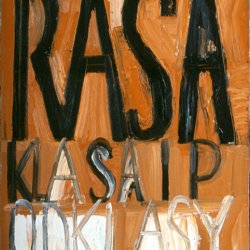 Rasa, klasa…, 1996, olej, płótno, 60x40cm