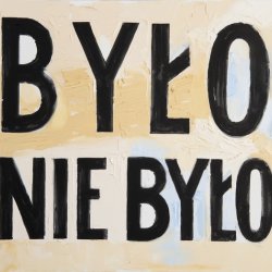 Było nie było, 2011, olej, akryl, płótno, 70x 80 cm