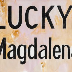 Cykl Lucky You / Lucky Magdalena, 2020, akryl, papier, kolaż, 50 x 70 cm