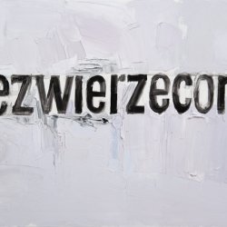 Zezwierzęcony, 2017, akryl, papier, 35 x 50 cm