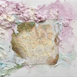 Polska I, 2012, kolaż, olej, akryl, płótno, 24x30 cm