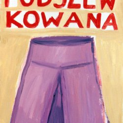 Podszewkowana, 1994, akryl, papier, 50x35 cm