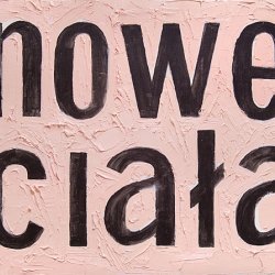 Nowe ciała, 2007, olej, akryl, płótno, 70x 90 cm