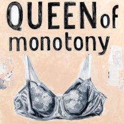 Queen of Monotony, 2019, olej, akryl, kolaż, płótno, 120 x 100 cm