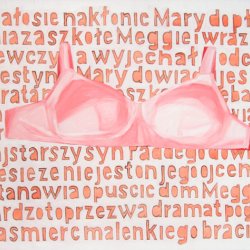 Przyjeżdża do małej parafii.., 1997, olej, płótno, 120x130cm