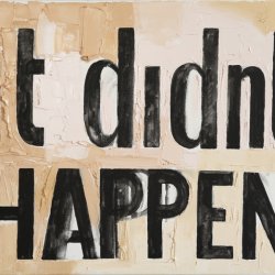 It didn’t happen, 2010, olej, akryl, płótno, 40x50 cm