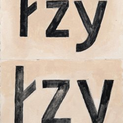 Łzy II, 2015,akryl, papier, 35x 26 cm