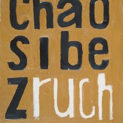 Chaos i bezruch, 1996, olej, płótno, 60x40cm
