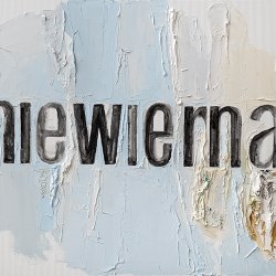 Niewierna, 2012, olej, akryl, płótno, 50x60 cm