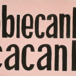 Obiecanki cacanki, 2005, olej, płótno, 50x70 cm
