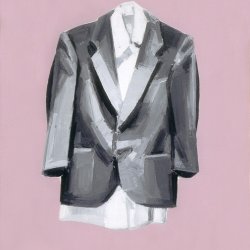 Marynarka z koszulą, 2002, olej, akryl, płótno, 60x50cm