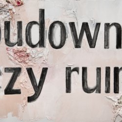 Budowniczy ruin, 2012, olej, akryl, płótno, 50x70 cm