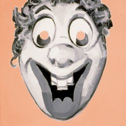 Clown, 2001, olej, akryl, płótno, 100x70cm