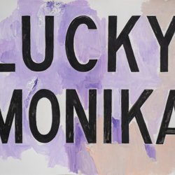 Cykl Lucky You / Lucky Monika, 2020, akryl, papier, kolaż, 50 x 70 cm