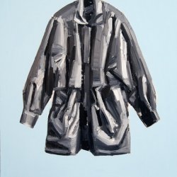 Kurtka, 2005, olej, akryl, płótno, 120x92 cm