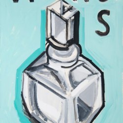 Vinos, 1995, akryl, papier, 50x35 cm