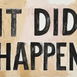 It did happen, 2010, olej, akryl, płótno, 40x50 cm