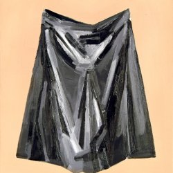 Czarna spódnica, 2003, olej, akryl, płótno, 60 x 50 cm