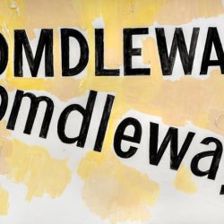 Omdlewaj, 2022, akryl, papier, 40 x 50 cm