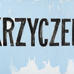 Krzyczeli, 2011, olej, akryl, płótno, 50x70cm