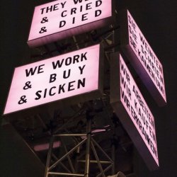 „Pestsäule” (Kolumna morowa), 2011, instalacja w przestrzeni publicznej (Mariahilfer Strasse), Wiedeń