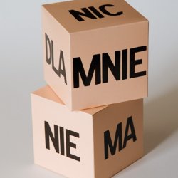 NIC DLA MNIE, 2005 pudełko 15x15x15 cm
