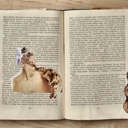 Książki o sztuce z kolażami, „Kamień i cierpienie”, 2011