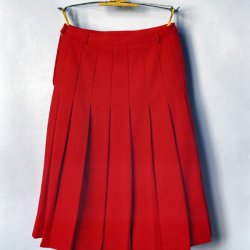 Czerwona spódnica, 2002, 130x 110 cm