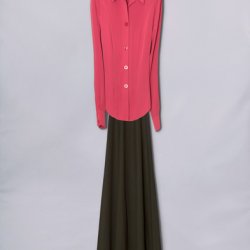 Różowo-czarny zestaw na szczupłą, 2005, 140x100 cm, fotografia przetworzona komputerowo