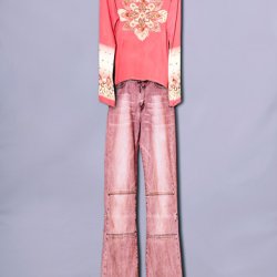 Dżinsowy zestaw na szczupłą, 2005, 140x100 cm, fotografia przetworzona komputerowo